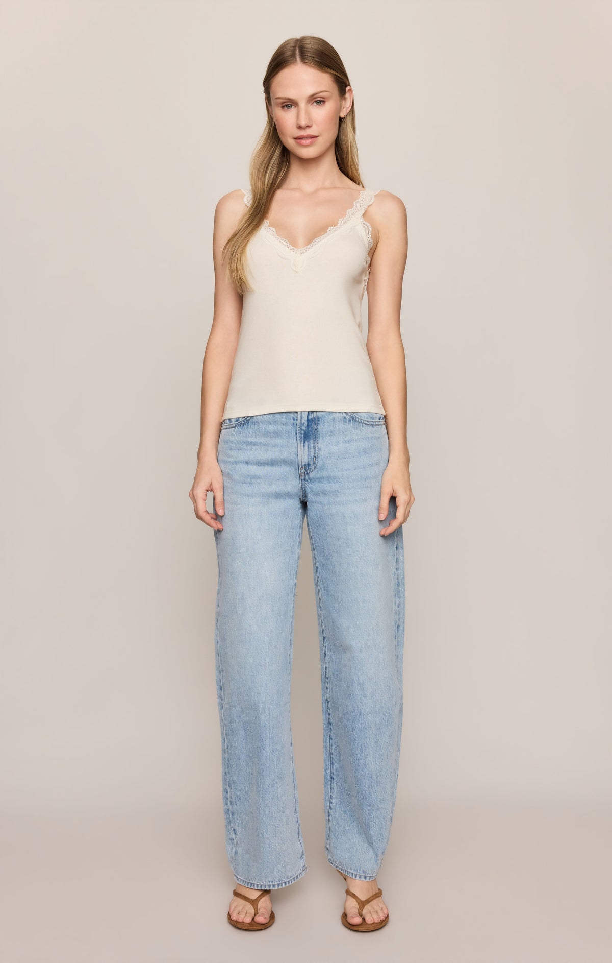 Eve Lace Trim Tank