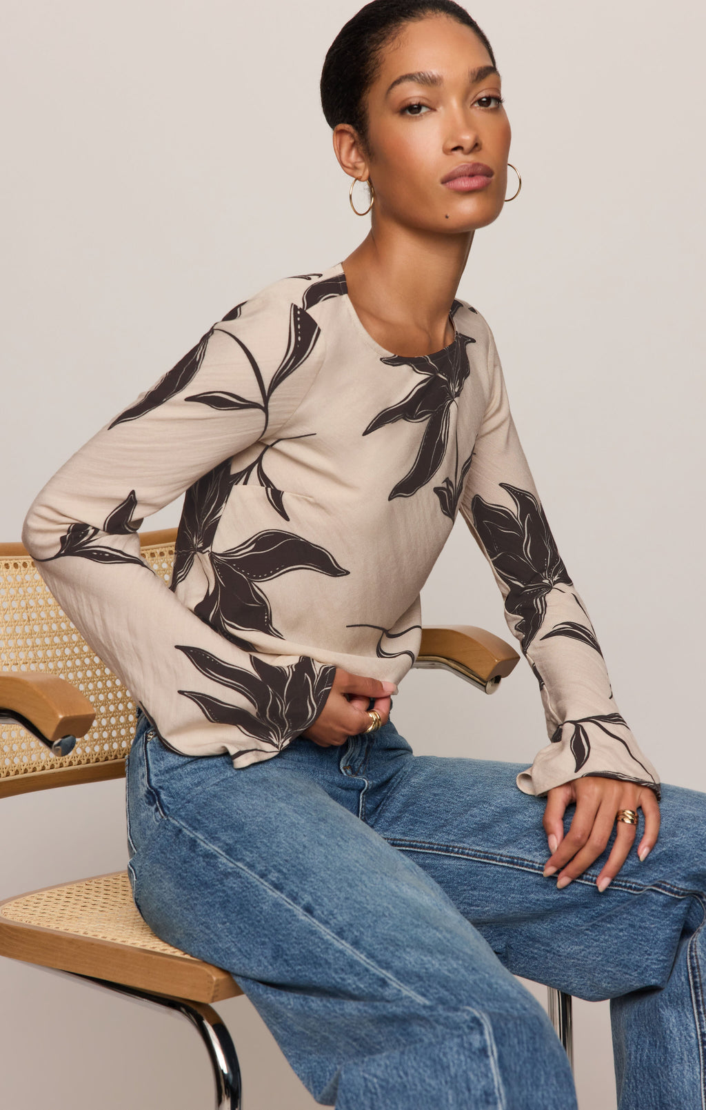 Nia Clem Floral Top