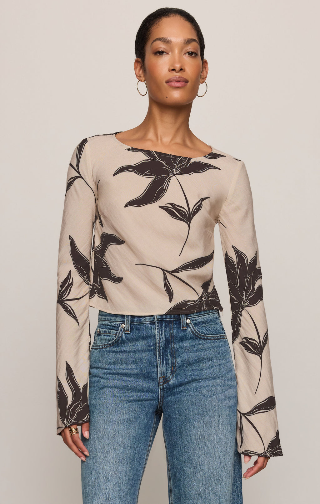 Nia Clem Floral Top