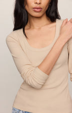 Greyson Scoop Long Sleeve Tee