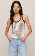 Rowe Striped Scoop Tank