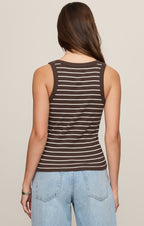 Rowe Striped Scoop Tank
