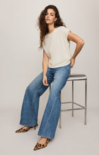 Marika Lace Trim Muscle Tee