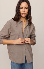 On Duty Gingham Button Up Shirt