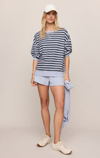 Everyday French Terry Striped Crew