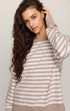 Everyday French Terry Striped Crew