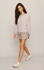 Everyday French Terry Striped Crew