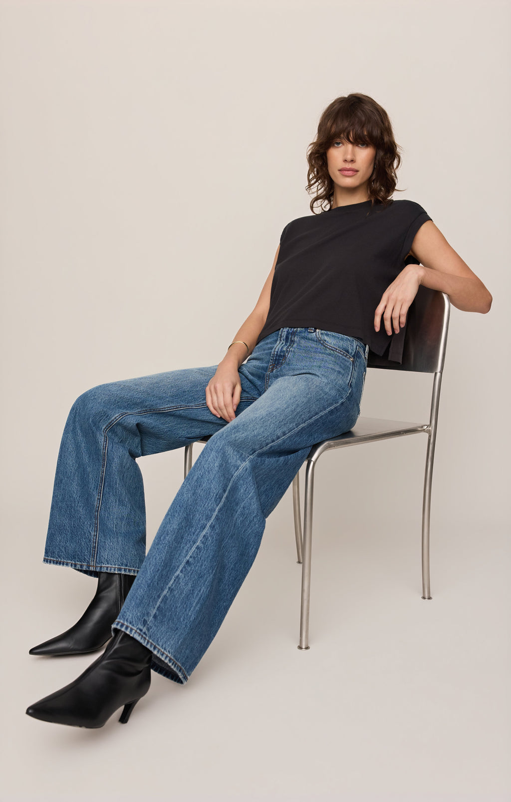 Flex Cropped Muscle Tee