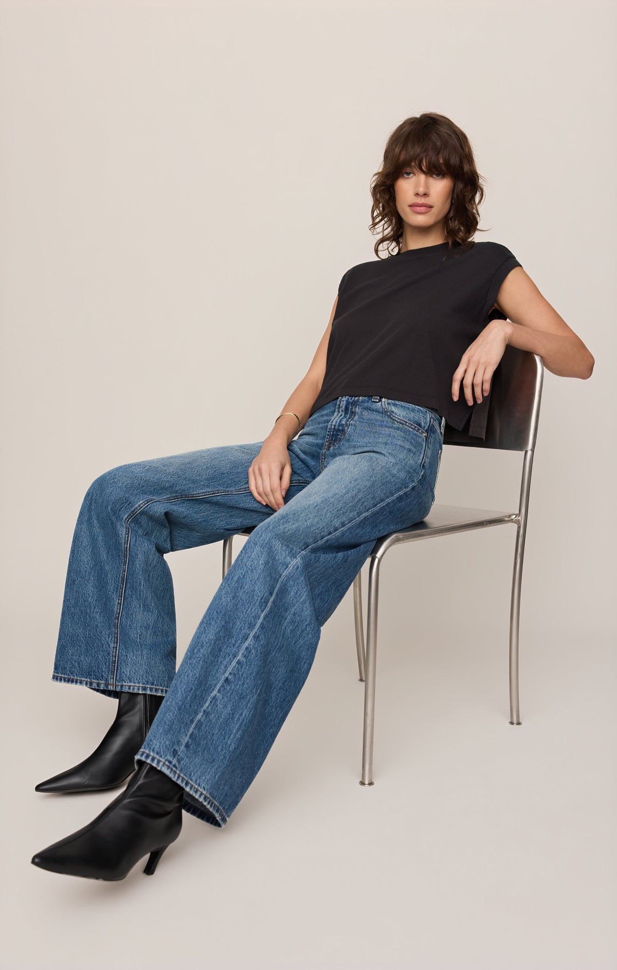 Flex Cropped Muscle Tee