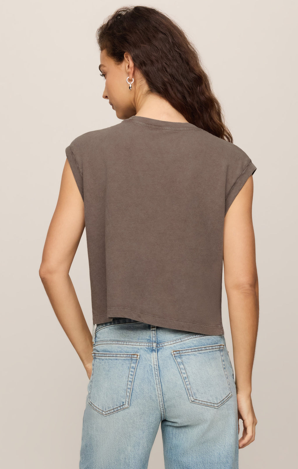 Flex Cropped Muscle Tee