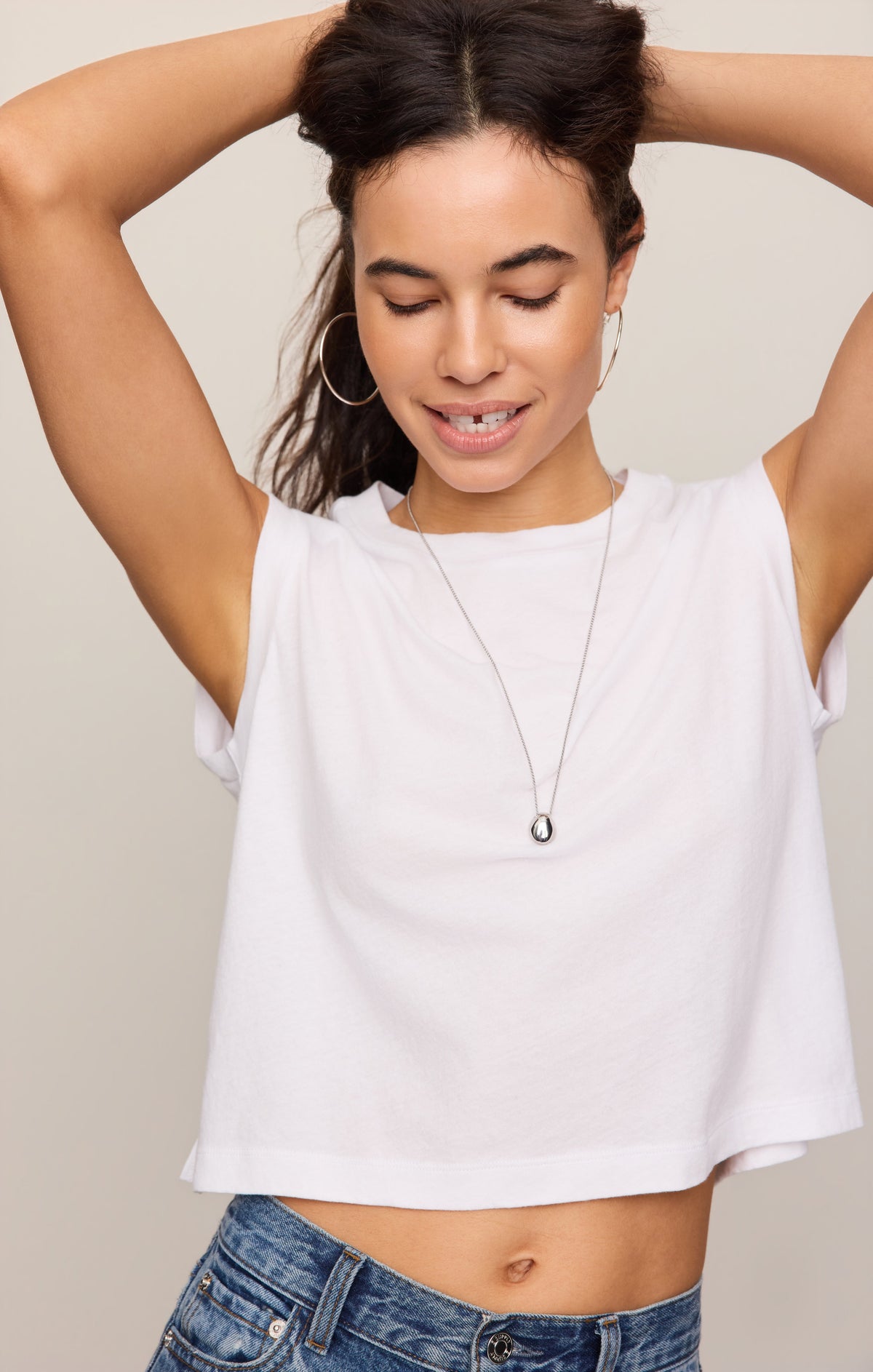 Flex Cropped Muscle Tee