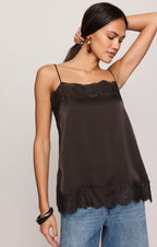 Roselle Lace Trim Cami