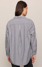 The Gallery Striped Button Up