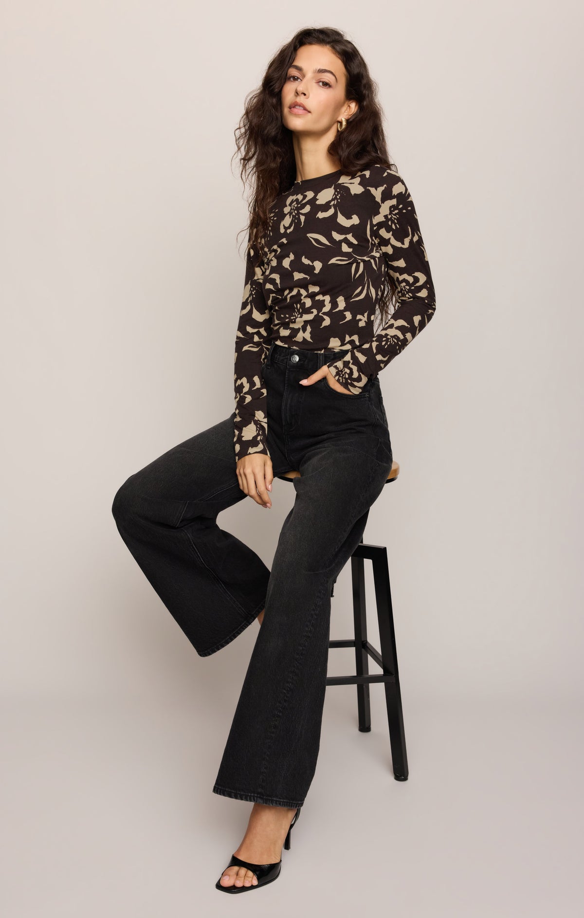 Onyx Freya Floral Long Sleeve Top