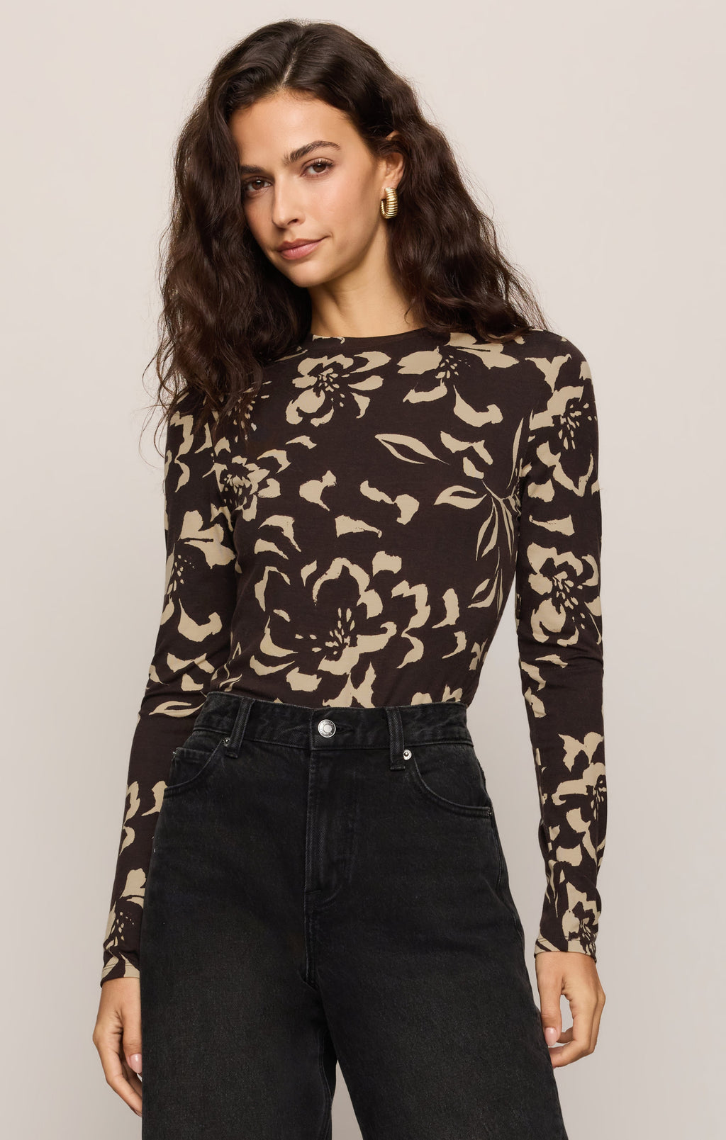 Onyx Freya Floral Long Sleeve Top