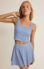 Check Yourself Cropped Top