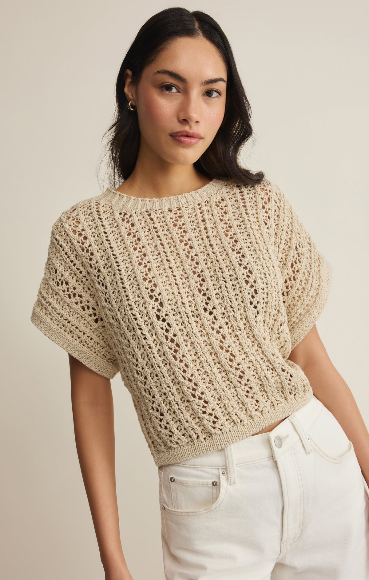 Ballast Crochet Sweater Top