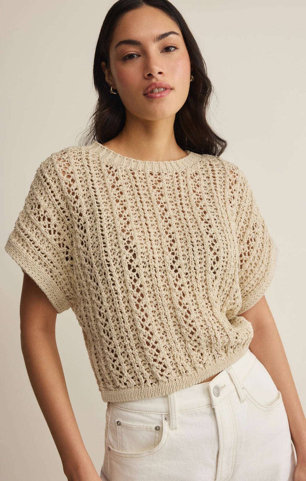 Ballast Crochet Sweater Top