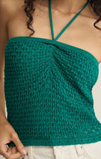 Windswept Crochet Cropped Top