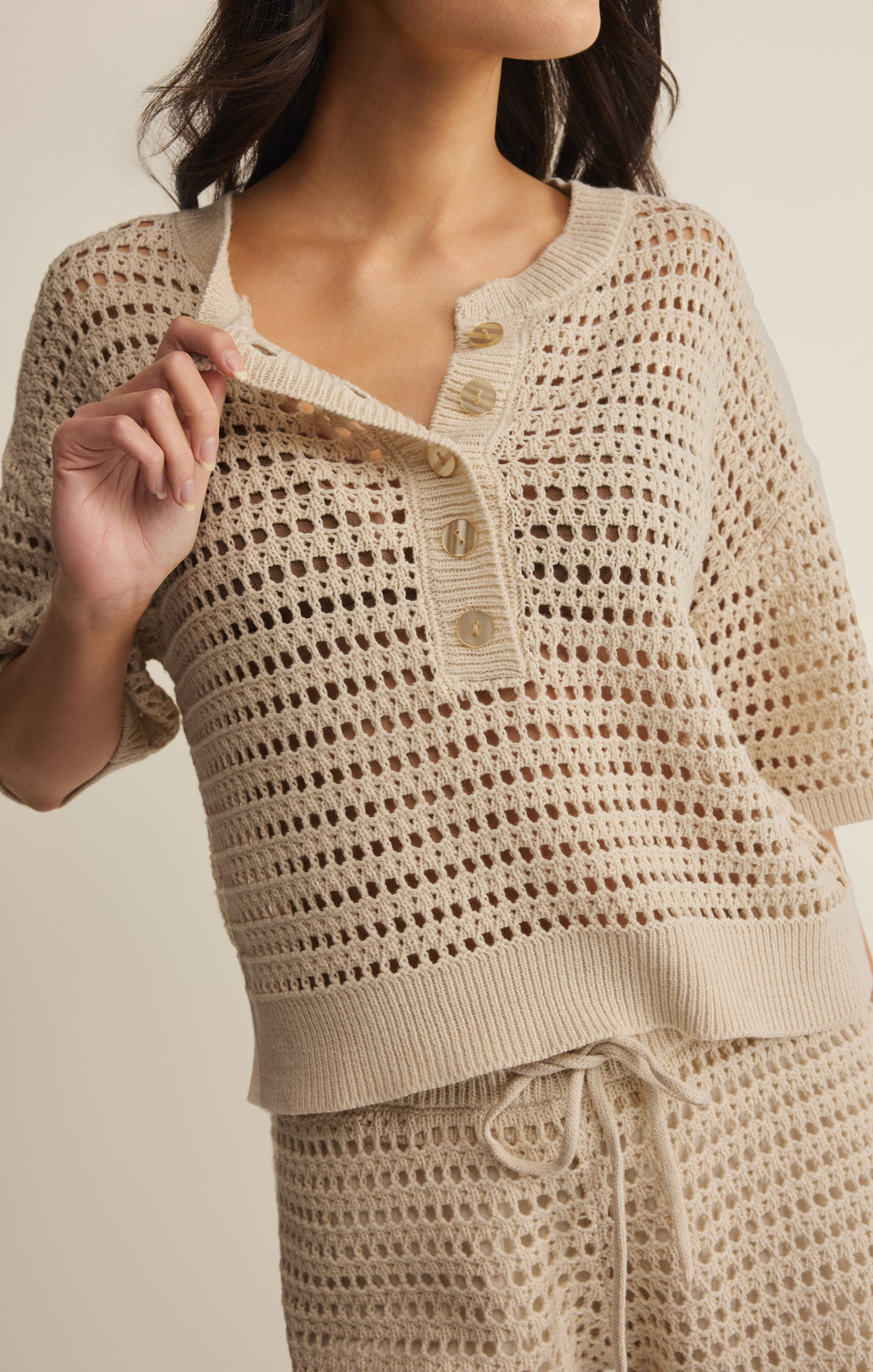 Kylo Henley Crochet Top