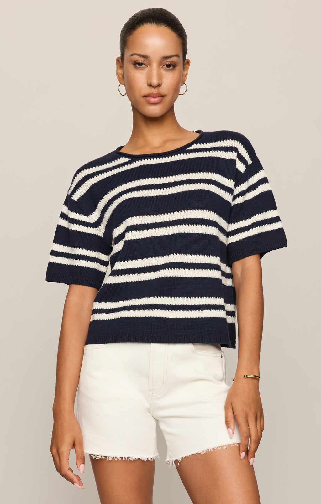 Prado Stripe Sweater Top