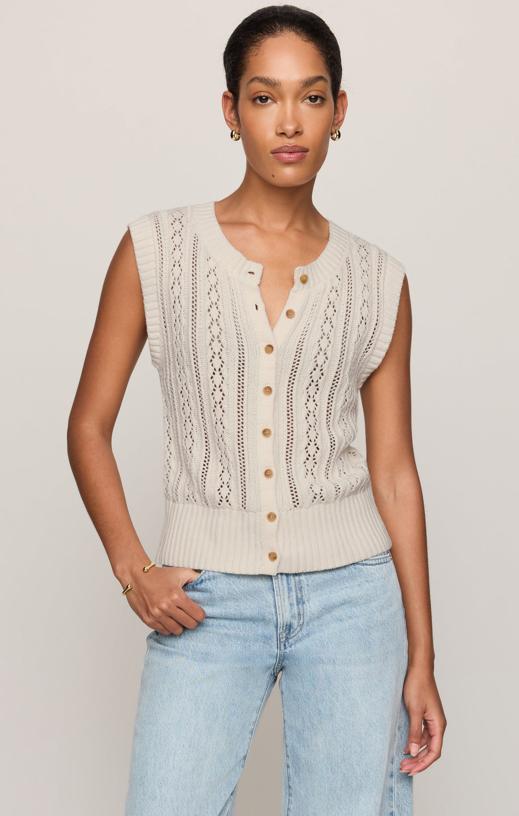 Cabot Crochet Vest