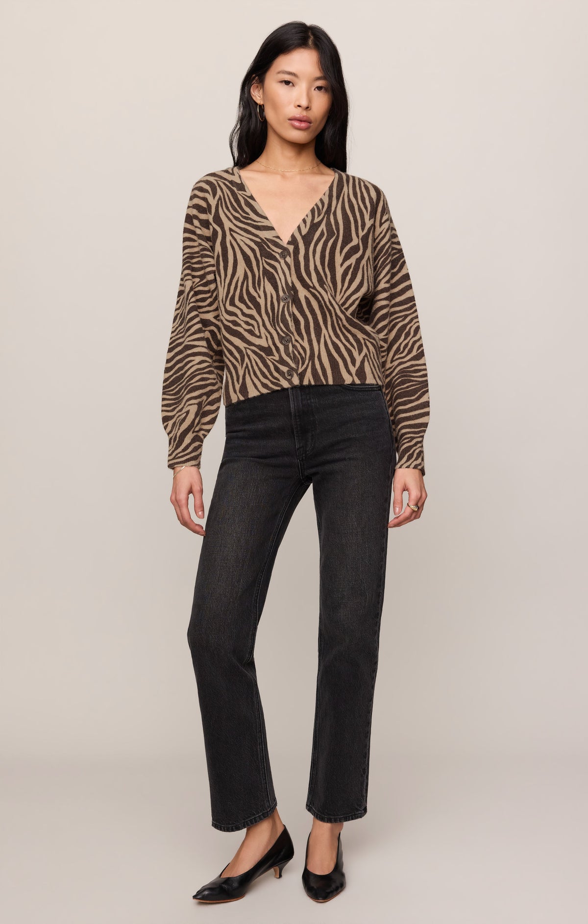 All The Wild Zebra Cardigan