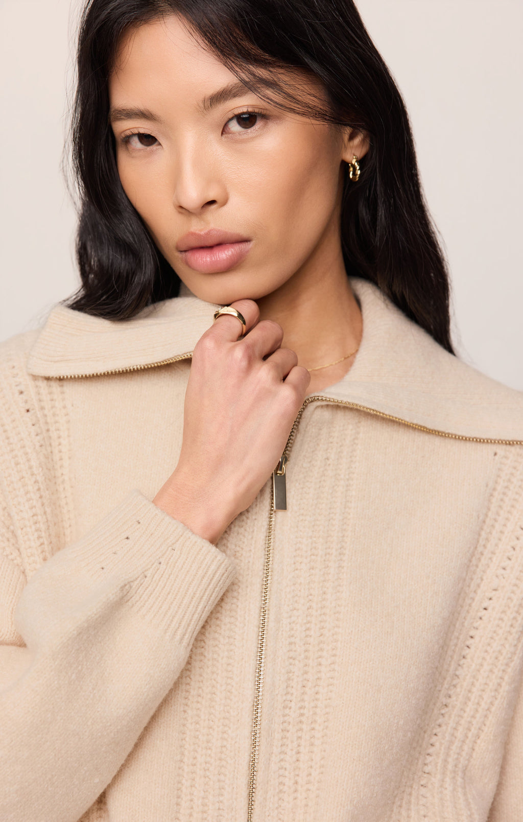Silverlake Zip Cardigan