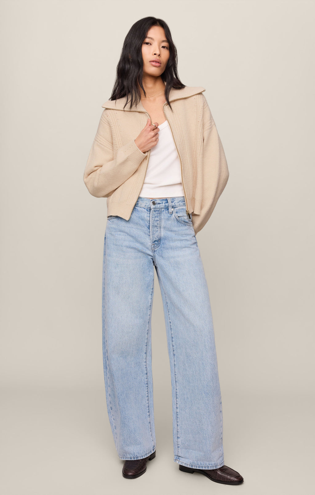 Silverlake Zip Cardigan