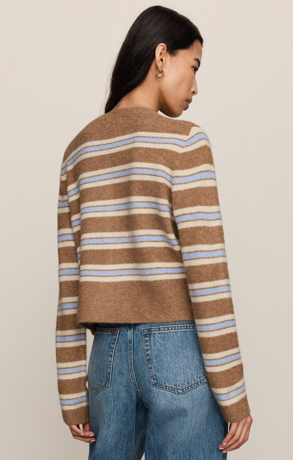 Medina Cozy Stripe Cardigan