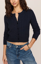 Cera Cable Long Sleeve Cardigan