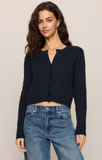Cera Cable Long Sleeve Cardigan