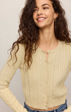 Cera Cable Long Sleeve Cardigan
