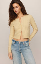 Cera Cable Long Sleeve Cardigan