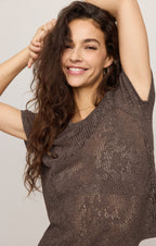Waverton Crochet Sweater Tee