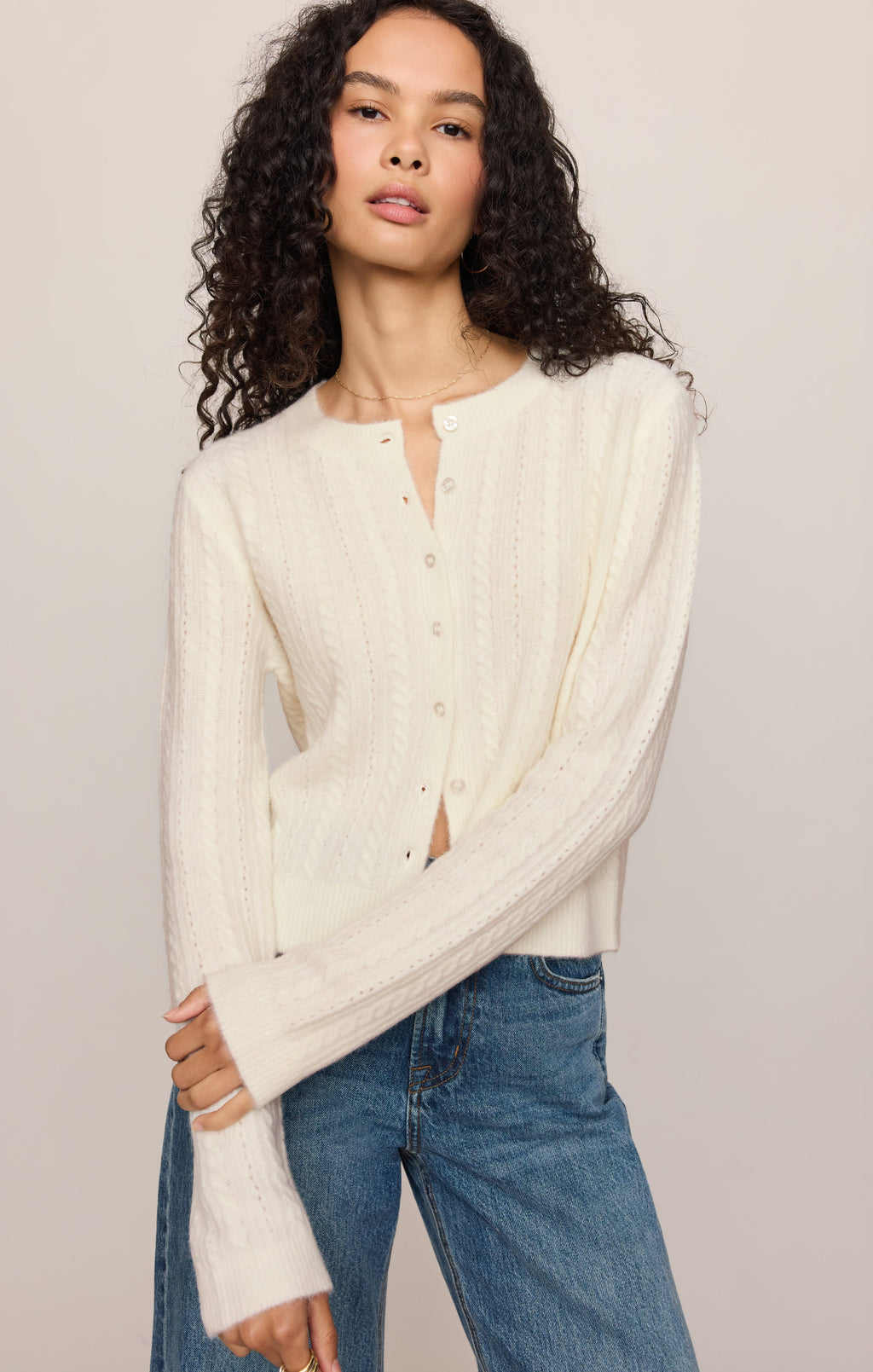 Medina Cable Cardigan