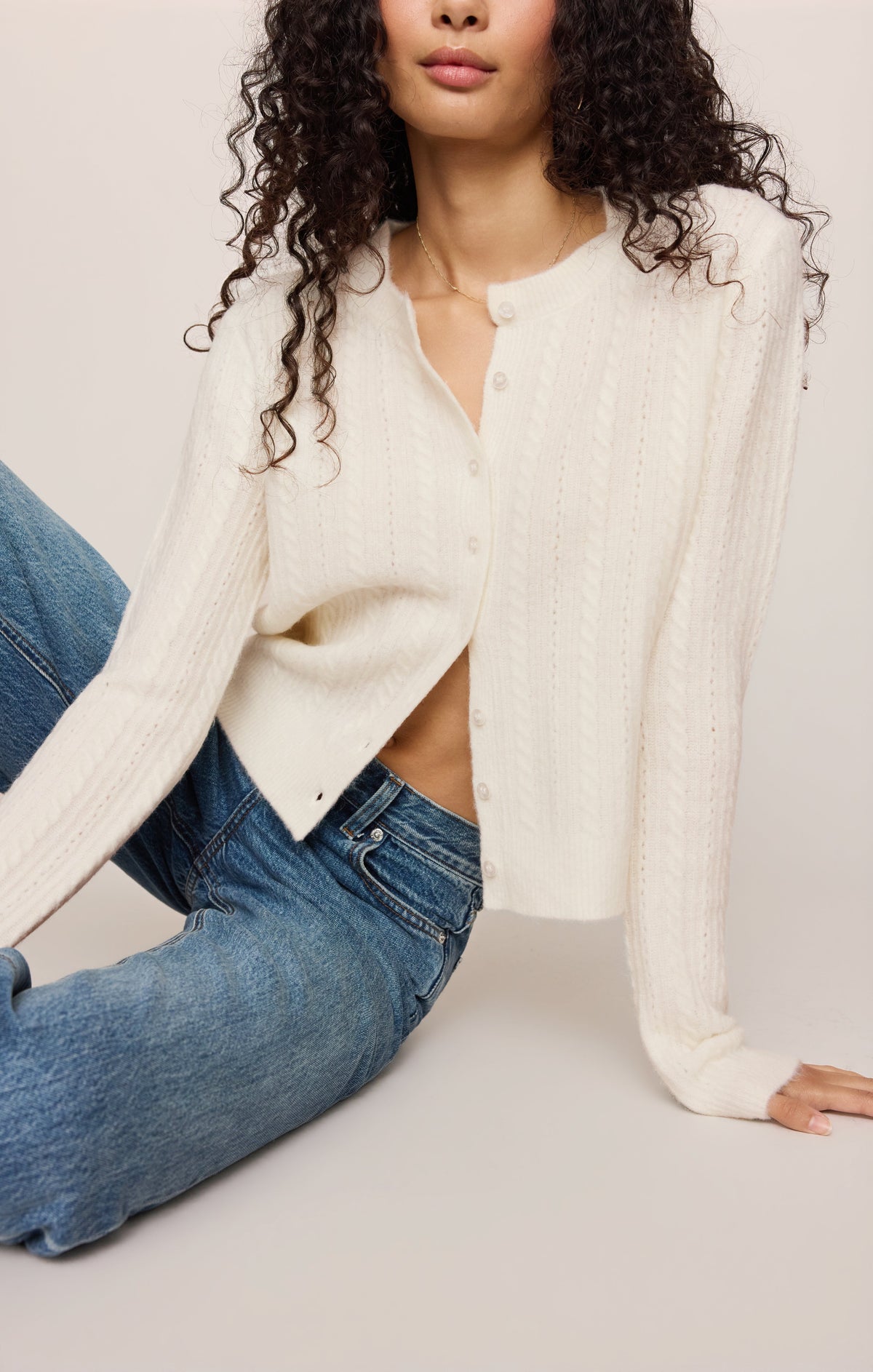 Medina Cable Cardigan