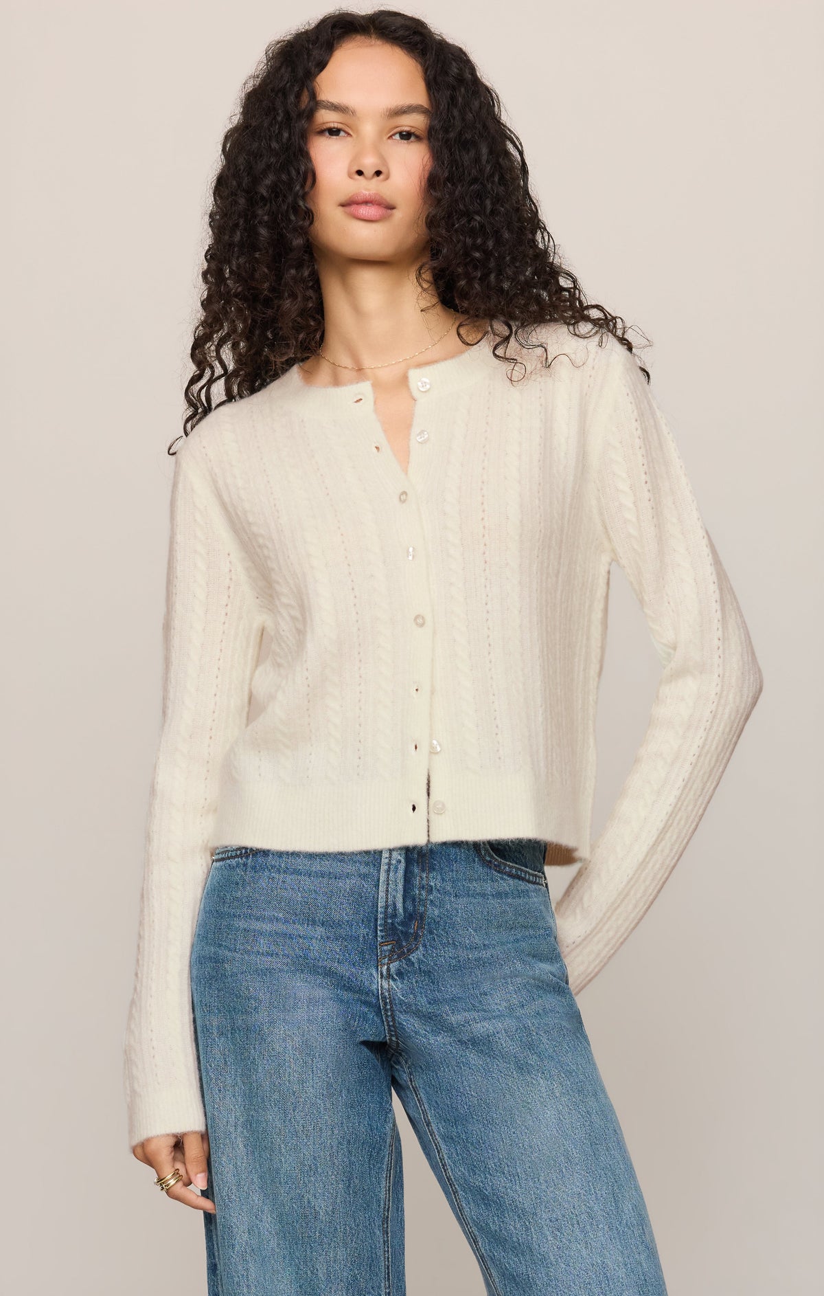 Medina Cable Cardigan