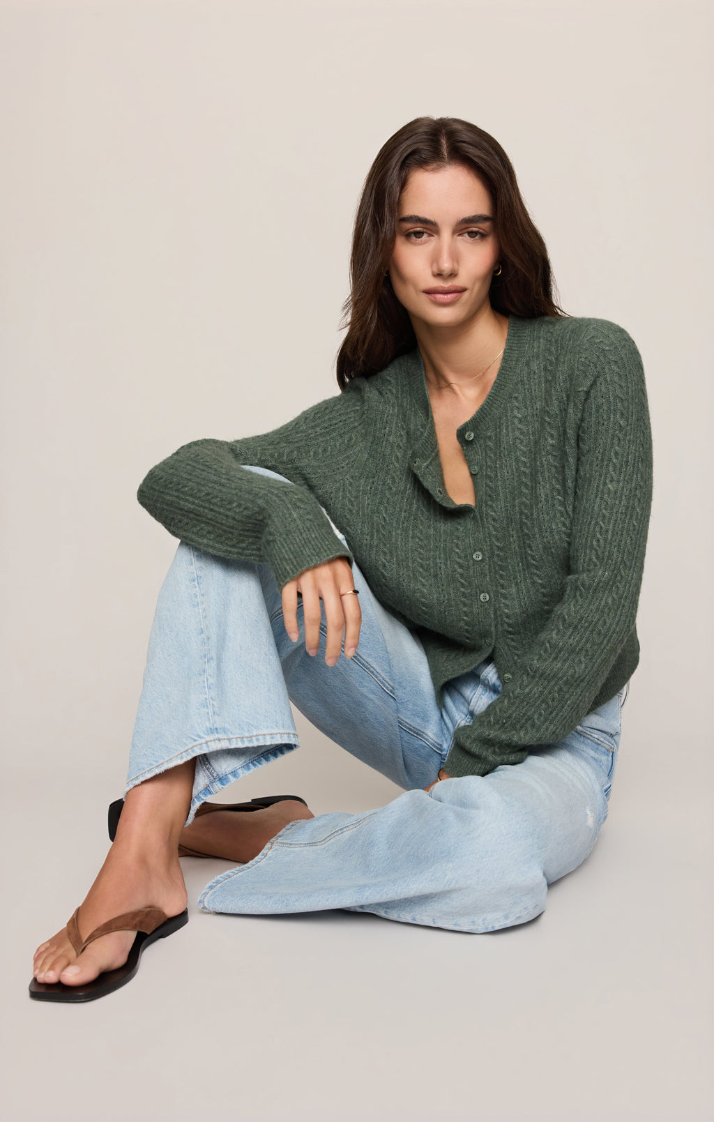 Medina Cable Cardigan