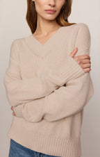 Cloud Spun V-Neck Sweater